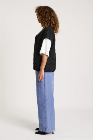 Eb & Ive Orin Knit Vest Black