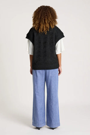 Eb & Ive Orin Knit Vest Black