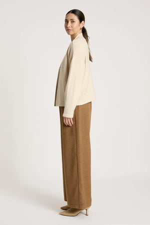 Eb & Ive Samira Crop Cardigan Bisque
