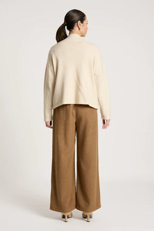Eb & Ive Samira Crop Cardigan Bisque