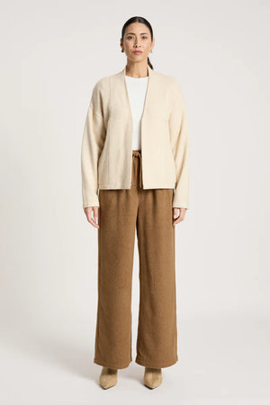 Eb & Ive Samira Crop Cardigan Bisque