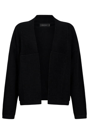 Eb & Ive Samira Crop Cardigan Black
