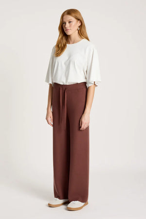 Eb & Ive Samira Knit Pant Mahogany