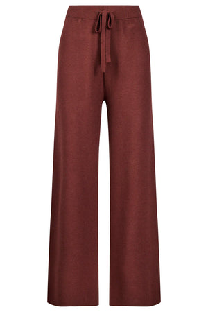 Eb & Ive Samira Knit Pant Mahogany