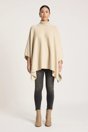 Eb & Ive Samira Poncho Bisque