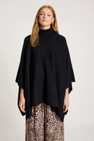 Eb & Ive Samira Poncho Black