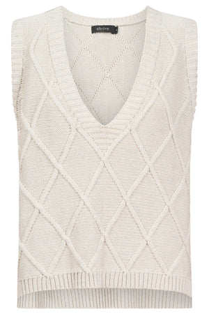 Eb & Ive Liora Knit Vest Bisque