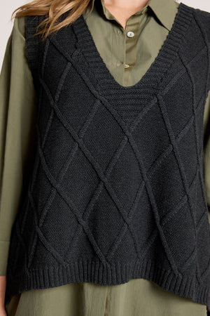Eb & Ive Liora Knit Vest Char