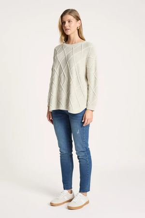 Eb & Ive Liora Relaxed Jumper Bisque