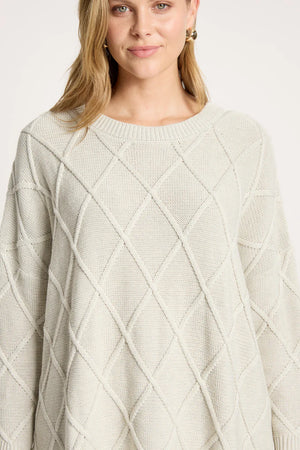Eb & Ive Liora Relaxed Jumper Bisque