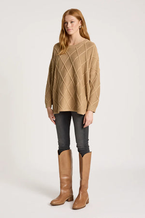 Eb & Ive Liora Relaxed Jumper Mocha