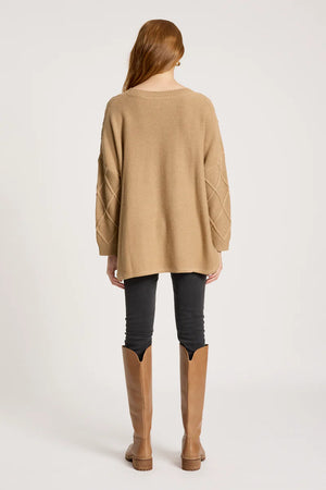 Eb & Ive Liora Relaxed Jumper Mocha