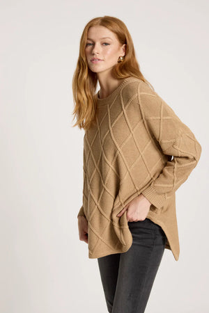 Eb & Ive Liora Relaxed Jumper Mocha