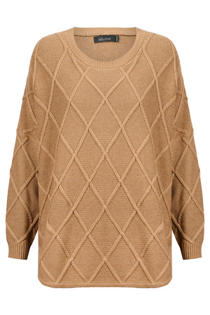 Eb & Ive Liora Relaxed Jumper Mocha