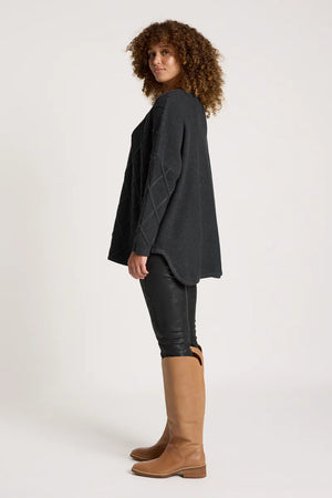 Eb & Ive Liora Relaxed Jumper Char