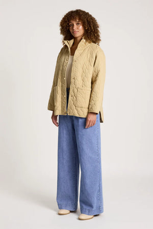 Eb & Ive Sansi Quilted Jacket Dune