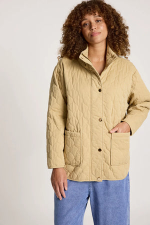 Eb & Ive Sansi Quilted Jacket Dune