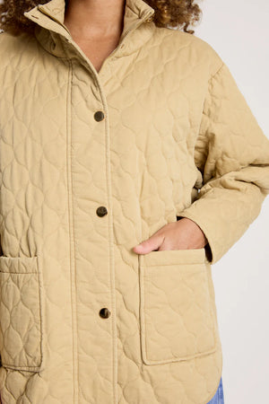 Eb & Ive Sansi Quilted Jacket Dune