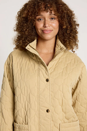 Eb & Ive Sansi Quilted Jacket Dune