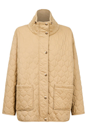 Eb & Ive Sansi Quilted Jacket Dune