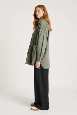 Eb & Ive Bodhi Denim Jacket Olive