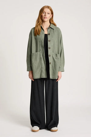 Eb & Ive Bodhi Denim Jacket Olive