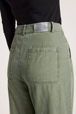 Eb & Ive Bodhi Denim Pant Olive