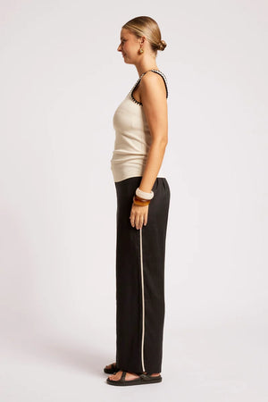 Eb & Ive Maris Stitched Tank Tusk / Black