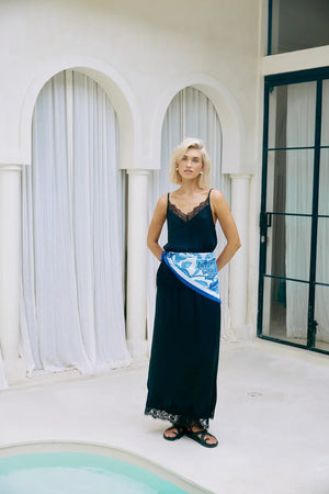 Eb & Ive Gaia Scarf - Azure