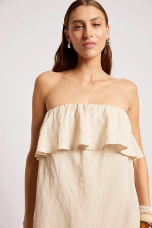 Eb & Ive Maris Strapless Dress Tusk