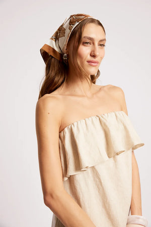 Eb & Ive Maris Strapless Dress Tusk