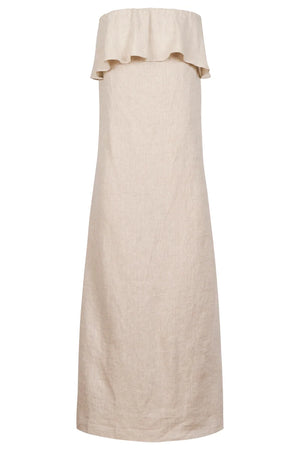 Eb & Ive Maris Strapless Dress Tusk