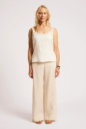 Eb & Ive Maris Splice Tank White / Tusk