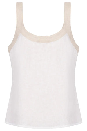 Eb & Ive Maris Splice Tank White / Tusk