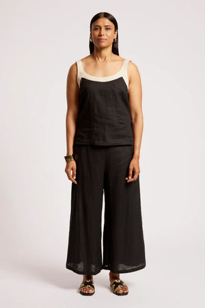 Eb & Ive Maris Splice Tank Black / Tusk