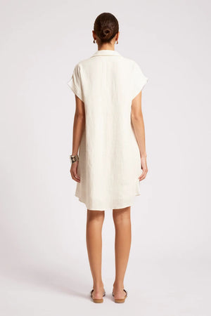 Eb & Ive Maris Shirt Dress White