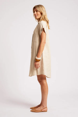 Eb & Ive Maris Shirt Dress Tusk
