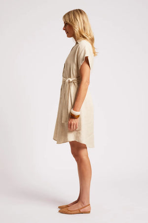 Eb & Ive Maris Shirt Dress Tusk