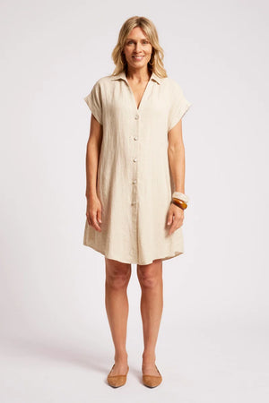 Eb & Ive Maris Shirt Dress Tusk