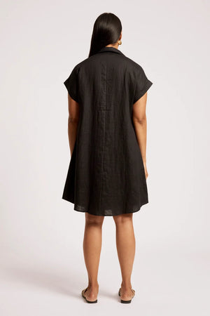 Eb & Ive Maris Shirt Dress Black