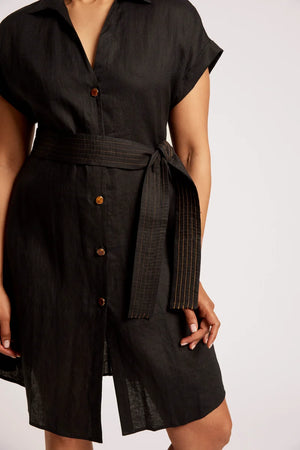 Eb & Ive Maris Shirt Dress Black