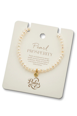 Palas Pearl Prosperity Healing Gem Bracelet