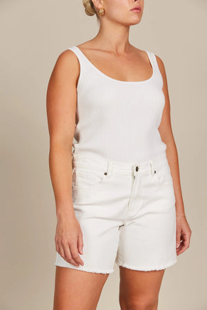 Isle of Mine Duke Denim Shorts Salt