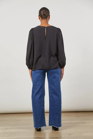 Isle Of Mine Euphoria V Blouse Onyx