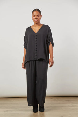 Isle Of Mine Euphoria Button Top Onyx