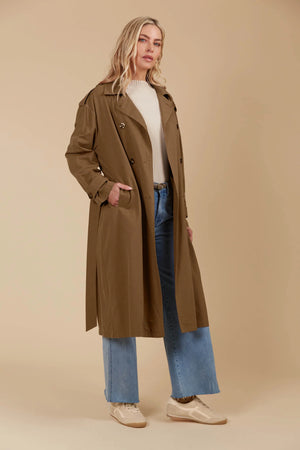 Isle Of Mine Freya Trench Coat Toffee