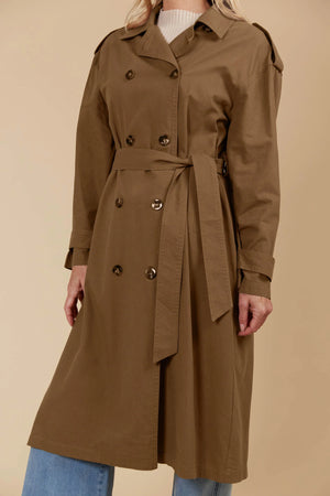 Isle Of Mine Freya Trench Coat Toffee