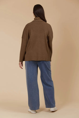 Isle Of Mine Tala Knit Shirt Toffee