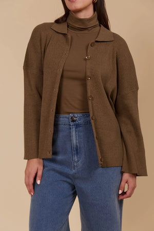 Isle Of Mine Tala Knit Shirt Toffee