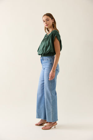 Isle of Mine Aurora Reversible Crop Top Myrtle